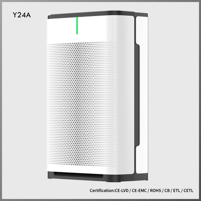White Plasma Air Purifier , Plasmawave Air Cleaner 3 Speed Adjustable