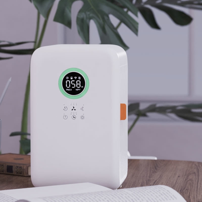 White Mini Portable Desktop Air Purifier Hepa UV Air Purifer for Better Sleep With Fresher Air
