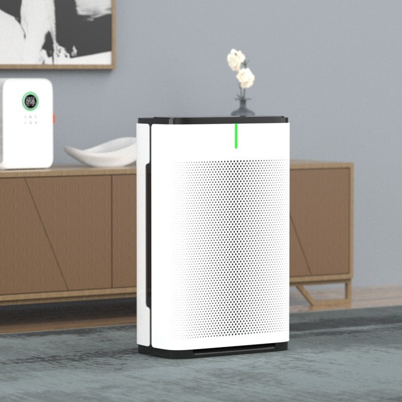 White Plasma Air Purifier , Plasmawave Air Cleaner 3 Speed Adjustable
